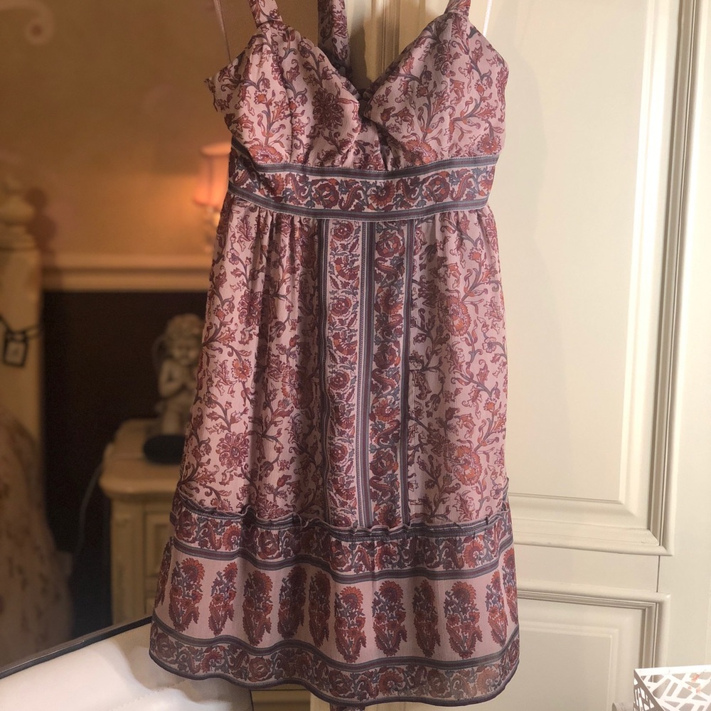 Sweet halter sundress with keyhole